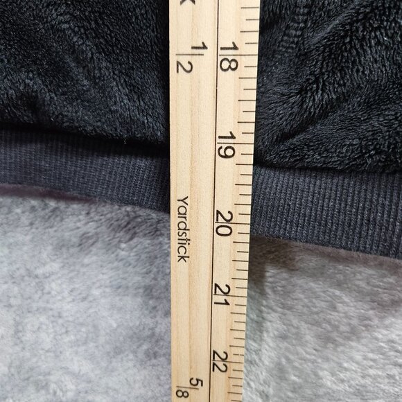 Athleta Top Girls Large Black Feelin Great 2.0 Plush Velour Sweatshirt - Picture 9 of 9